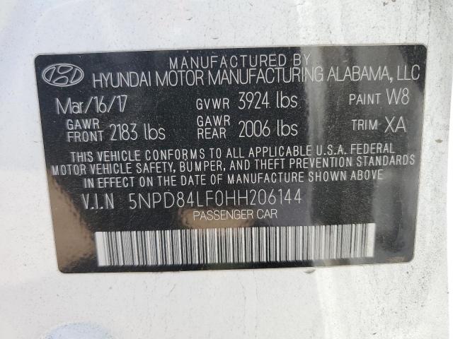 Photo 11 VIN: 5NPD84LF0HH206144 - HYUNDAI ELANTRA SE 