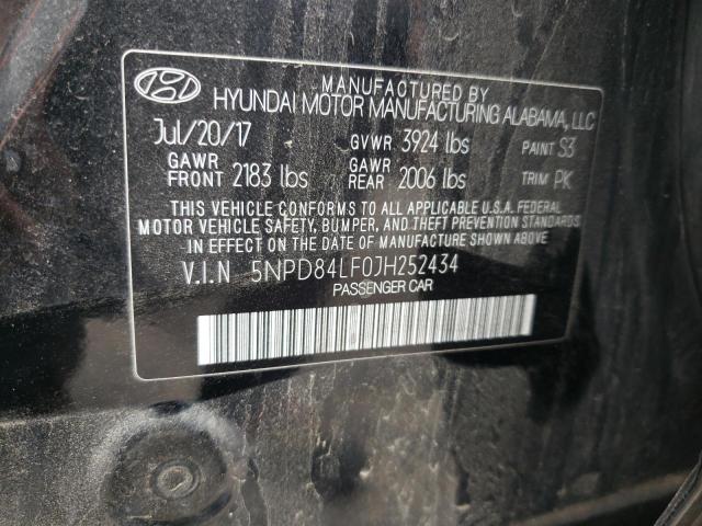 Photo 9 VIN: 5NPD84LF0JH252434 - HYUNDAI ELANTRA SE 