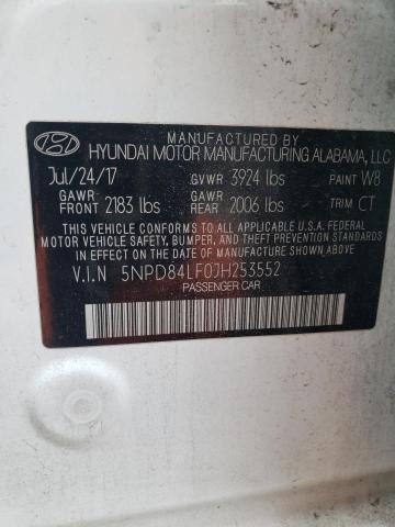 Photo 12 VIN: 5NPD84LF0JH253552 - HYUNDAI ELANTRA 