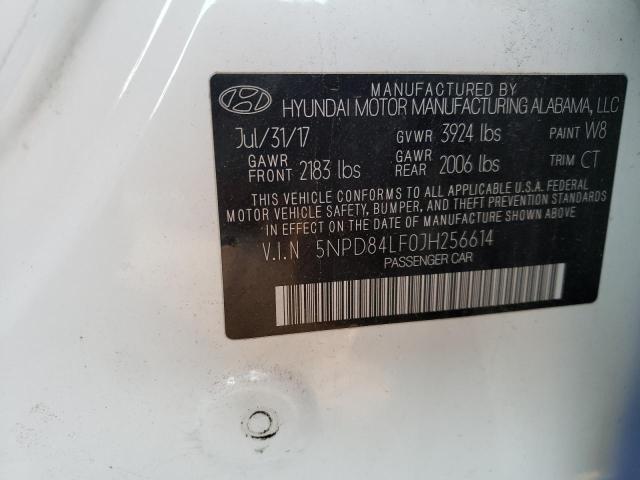 Photo 9 VIN: 5NPD84LF0JH256614 - HYUNDAI ELANTRA SE 