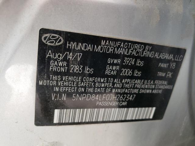 Photo 9 VIN: 5NPD84LF0JH262347 - HYUNDAI ELANTRA SE 