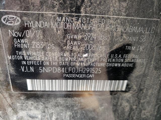 Photo 9 VIN: 5NPD84LF0JH291525 - HYUNDAI ELANTRA SE 