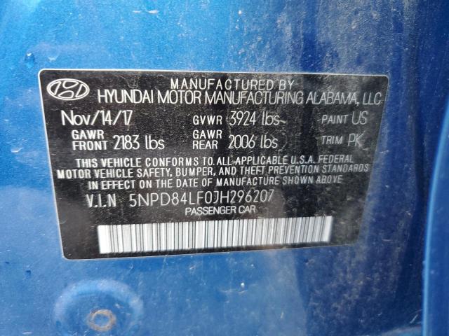 Photo 11 VIN: 5NPD84LF0JH296207 - HYUNDAI ELANTRA 