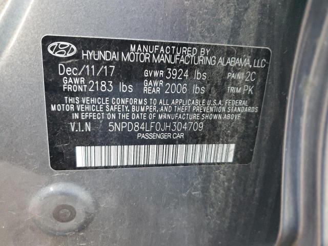 Photo 11 VIN: 5NPD84LF0JH304709 - HYUNDAI ELANTRA 