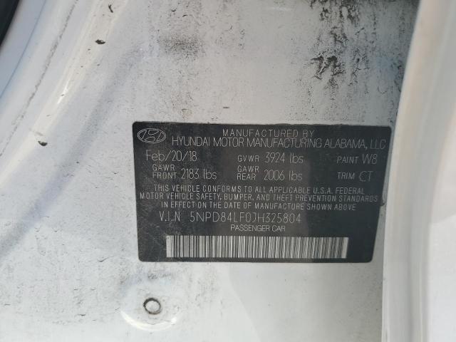 Photo 11 VIN: 5NPD84LF0JH325804 - HYUNDAI ELANTRA SE 