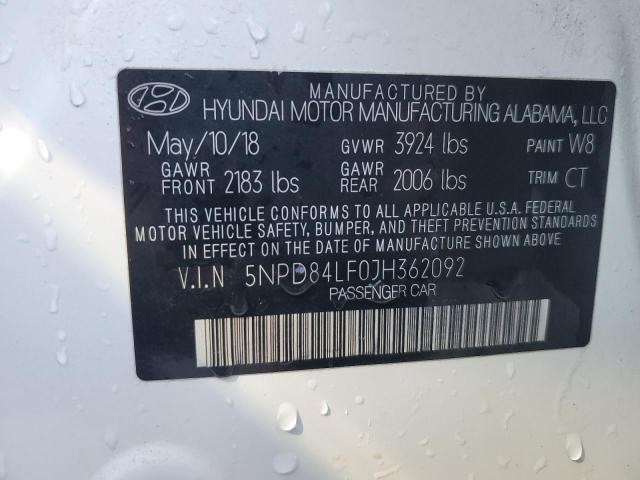 Photo 11 VIN: 5NPD84LF0JH362092 - HYUNDAI ELANTRA 