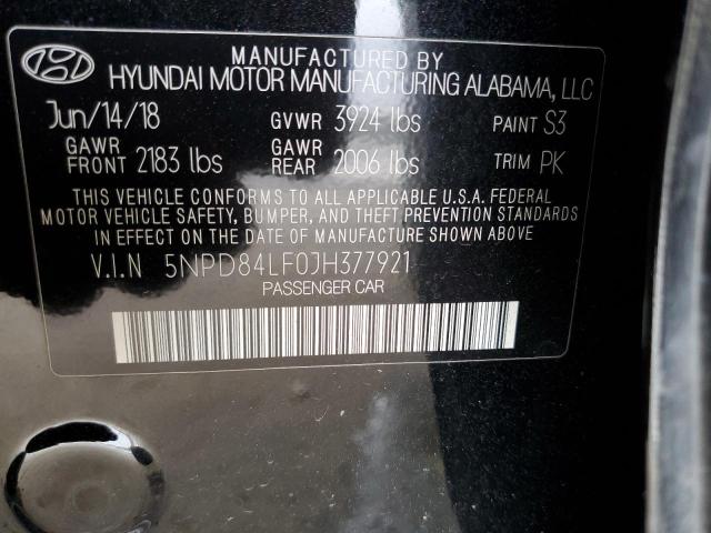 Photo 11 VIN: 5NPD84LF0JH377921 - HYUNDAI ELANTRA SE 