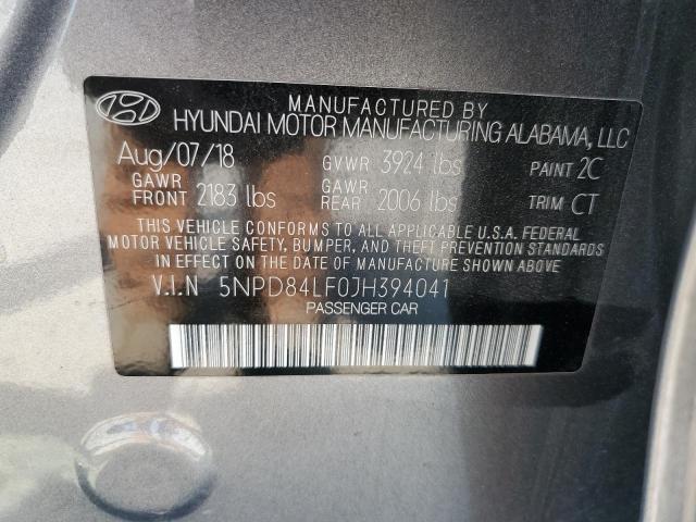 Photo 11 VIN: 5NPD84LF0JH394041 - HYUNDAI ELANTRA SE 