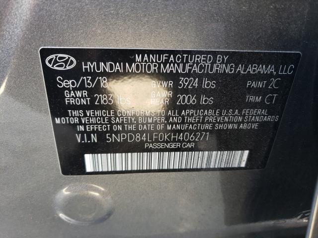 Photo 9 VIN: 5NPD84LF0KH406271 - HYUNDAI ELANTRA SE 