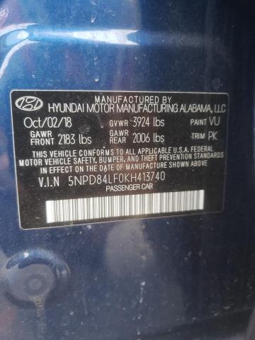 Photo 9 VIN: 5NPD84LF0KH413740 - HYUNDAI ELANTRA SE 