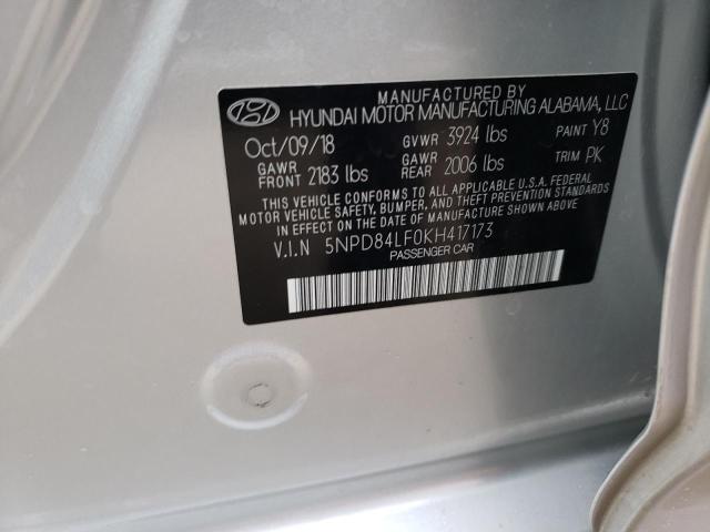 Photo 11 VIN: 5NPD84LF0KH417173 - HYUNDAI ELANTRA SE 