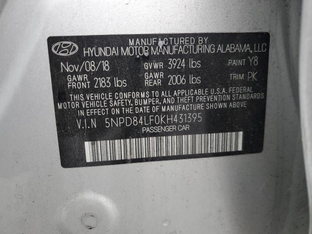 Photo 11 VIN: 5NPD84LF0KH431395 - HYUNDAI ELANTRA SE 