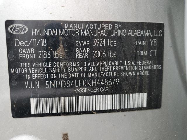 Photo 9 VIN: 5NPD84LF0KH448679 - HYUNDAI ELANTRA SE 