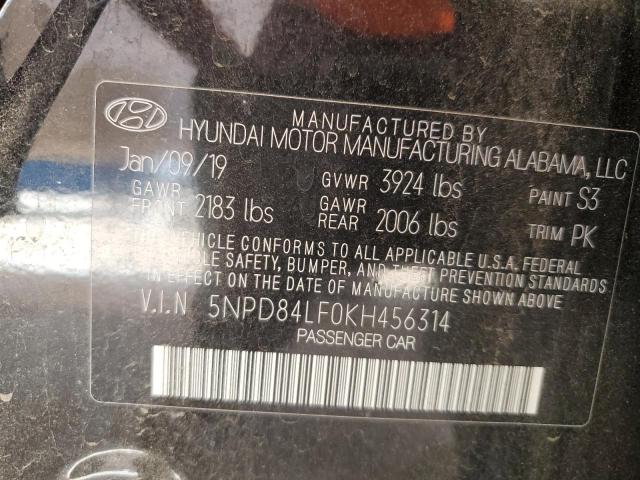 Photo 11 VIN: 5NPD84LF0KH456314 - HYUNDAI ELANTRA 