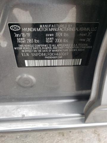 Photo 11 VIN: 5NPD84LF0KH460069 - HYUNDAI ELANTRA 