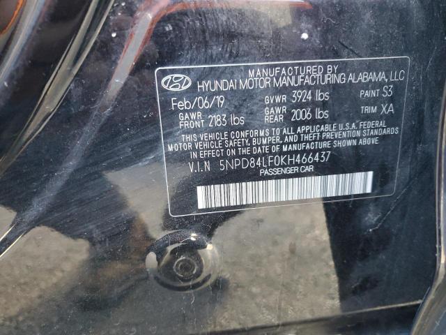 Photo 9 VIN: 5NPD84LF0KH466437 - HYUNDAI ELANTRA SE 