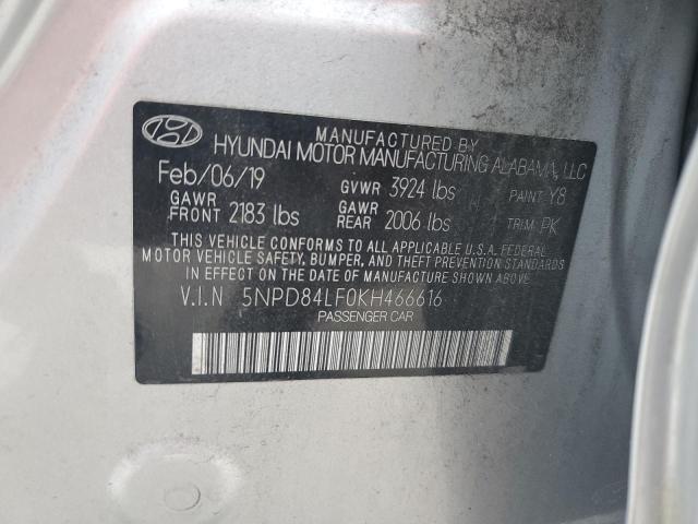 Photo 12 VIN: 5NPD84LF0KH466616 - HYUNDAI ELANTRA 