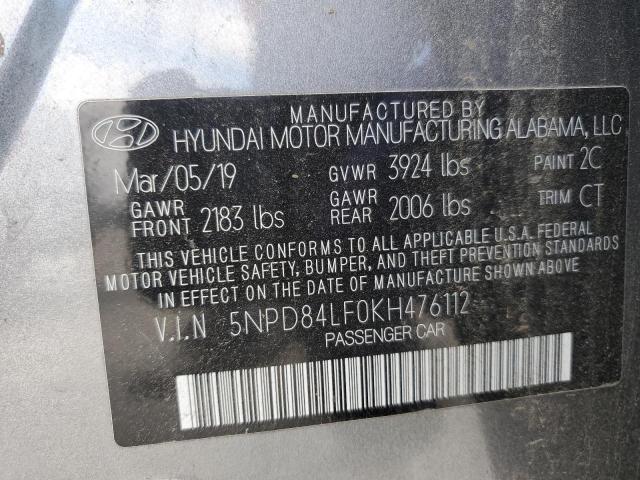 Photo 12 VIN: 5NPD84LF0KH476112 - HYUNDAI ELANTRA SE 