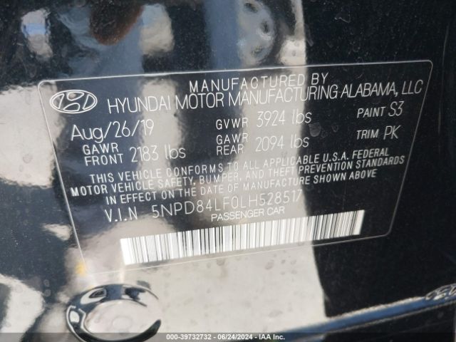 Photo 8 VIN: 5NPD84LF0LH528517 - HYUNDAI ELANTRA 