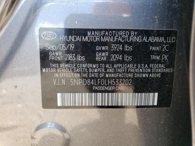 Photo 11 VIN: 5NPD84LF0LH533202 - HYUNDAI ELANTRA SE 