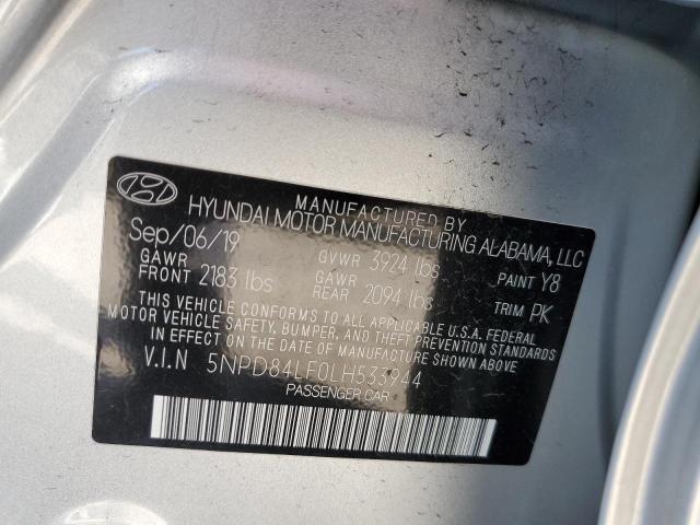 Photo 12 VIN: 5NPD84LF0LH533944 - HYUNDAI ELANTRA SE 