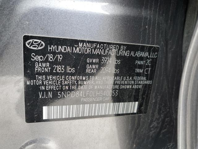 Photo 11 VIN: 5NPD84LF0LH540053 - HYUNDAI ELANTRA SE 