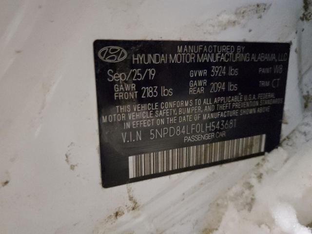 Photo 11 VIN: 5NPD84LF0LH543681 - HYUNDAI ELANTRA SE 