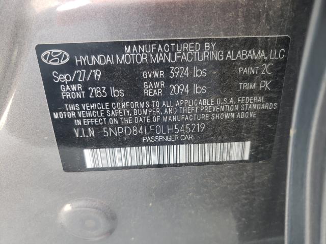 Photo 9 VIN: 5NPD84LF0LH545219 - HYUNDAI ELANTRA SE 