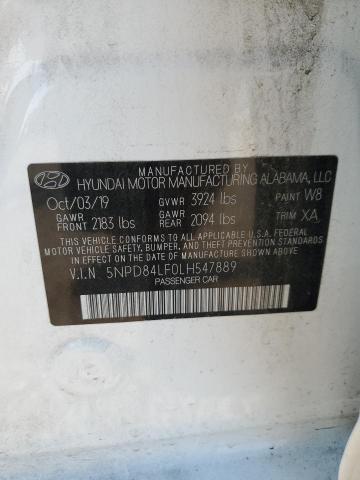 Photo 12 VIN: 5NPD84LF0LH547889 - HYUNDAI ELANTRA SE 