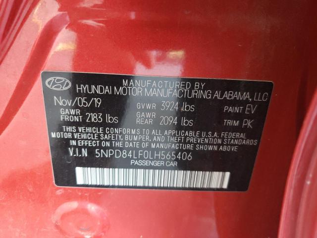 Photo 9 VIN: 5NPD84LF0LH565406 - HYUNDAI ELANTRA SE 