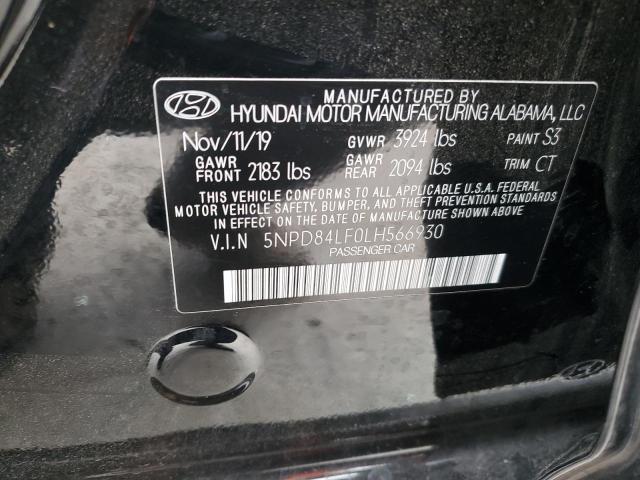 Photo 9 VIN: 5NPD84LF0LH566930 - HYUNDAI ELANTRA SE 