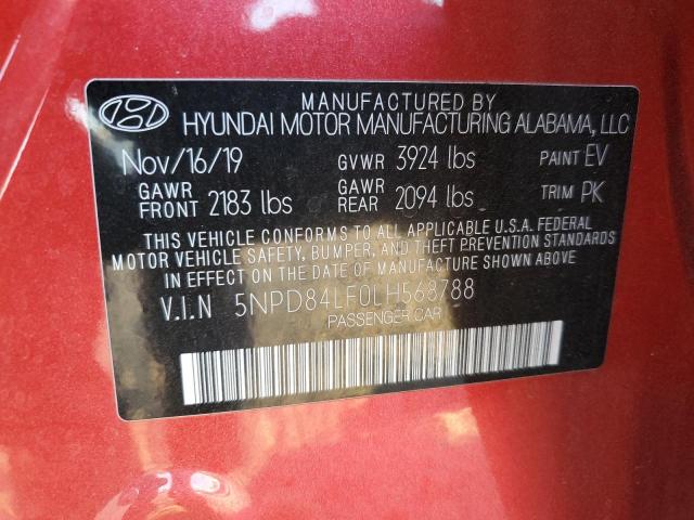 Photo 12 VIN: 5NPD84LF0LH568788 - HYUNDAI ELANTRA SE 