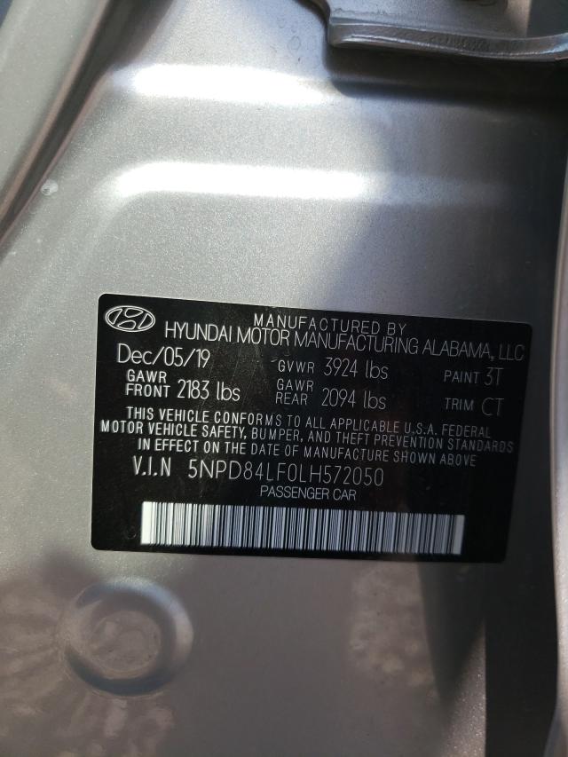 Photo 9 VIN: 5NPD84LF0LH572050 - HYUNDAI ELANTRA SE 