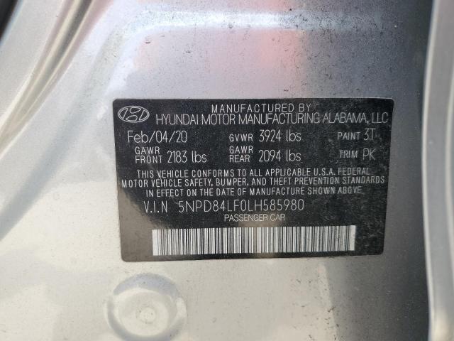 Photo 12 VIN: 5NPD84LF0LH585980 - HYUNDAI ELANTRA 