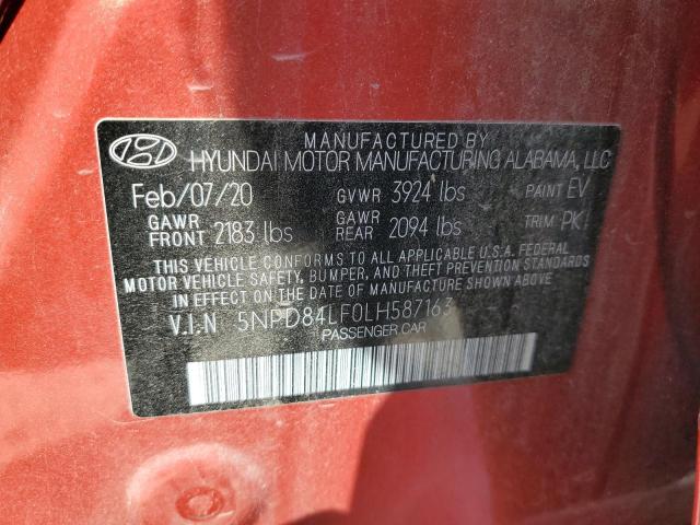 Photo 11 VIN: 5NPD84LF0LH587163 - HYUNDAI ELANTRA SE 