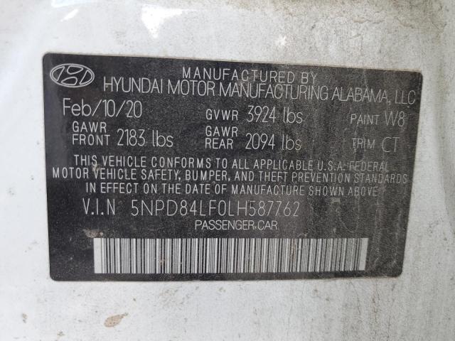 Photo 11 VIN: 5NPD84LF0LH587762 - HYUNDAI ELANTRA 