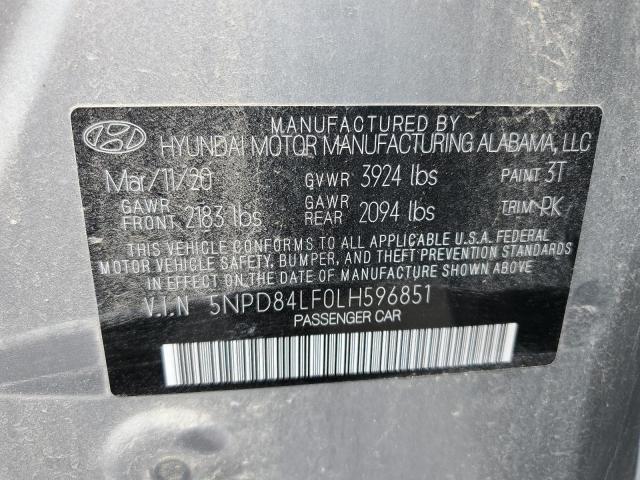 Photo 9 VIN: 5NPD84LF0LH596851 - HYUNDAI ELANTRA 