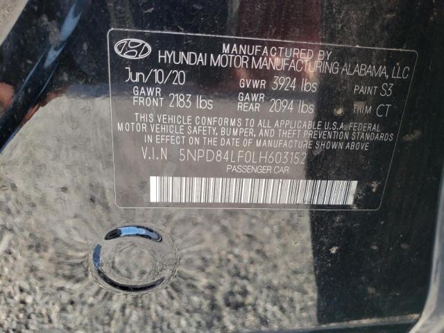 Photo 9 VIN: 5NPD84LF0LH603152 - HYUNDAI ELANTRA SE 