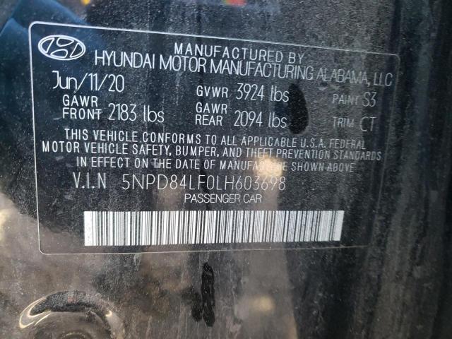 Photo 12 VIN: 5NPD84LF0LH603698 - HYUNDAI ELANTRA SE 