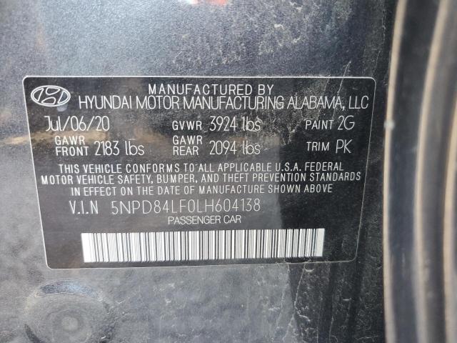 Photo 11 VIN: 5NPD84LF0LH604138 - HYUNDAI ELANTRA SE 