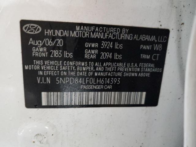 Photo 11 VIN: 5NPD84LF0LH614393 - HYUNDAI ELANTRA SE 