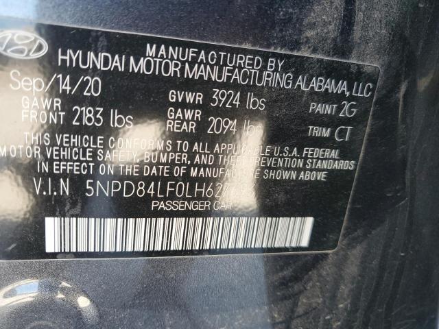 Photo 11 VIN: 5NPD84LF0LH627693 - HYUNDAI ELANTRA SE 