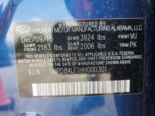 Photo 12 VIN: 5NPD84LF1HH000301 - HYUNDAI ELANTRA SE 