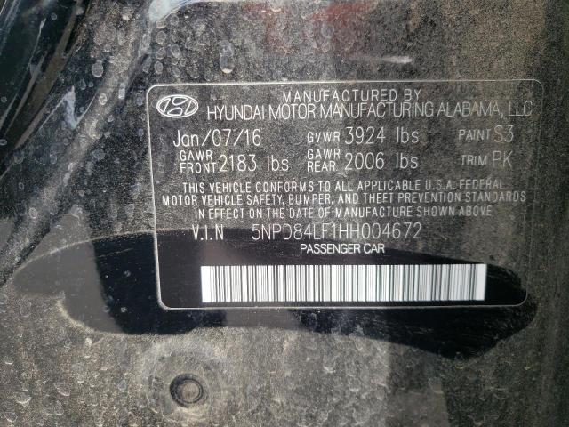 Photo 12 VIN: 5NPD84LF1HH004672 - HYUNDAI ELANTRA SE 