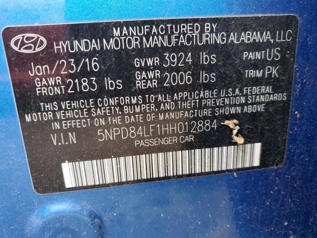 Photo 11 VIN: 5NPD84LF1HH012884 - HYUNDAI ELANTRA 