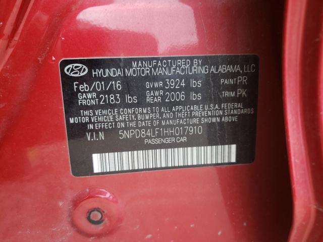 Photo 9 VIN: 5NPD84LF1HH017910 - HYUNDAI ELANTRA SE 