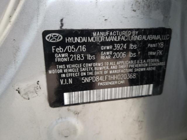 Photo 11 VIN: 5NPD84LF1HH020368 - HYUNDAI ELANTRA SE 