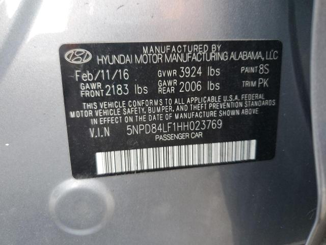 Photo 12 VIN: 5NPD84LF1HH023769 - HYUNDAI ELANTRA 