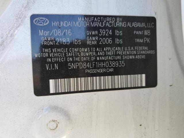 Photo 11 VIN: 5NPD84LF1HH038935 - HYUNDAI ELANTRA 