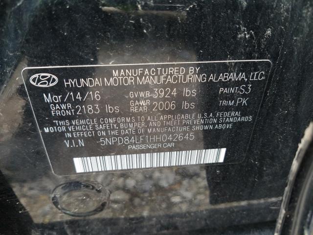 Photo 9 VIN: 5NPD84LF1HH042645 - HYUNDAI ELANTRA 